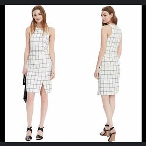 Banana Republic Windowpane Sheath Dress